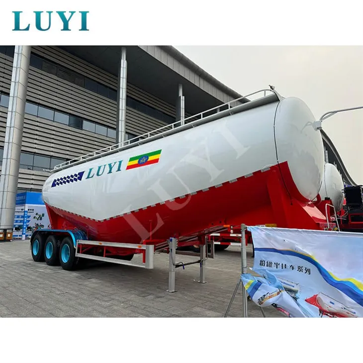 3 {- Axis 57 Sau lo lus teb meters tuaj yeem customized hmoov tank semi-trailer