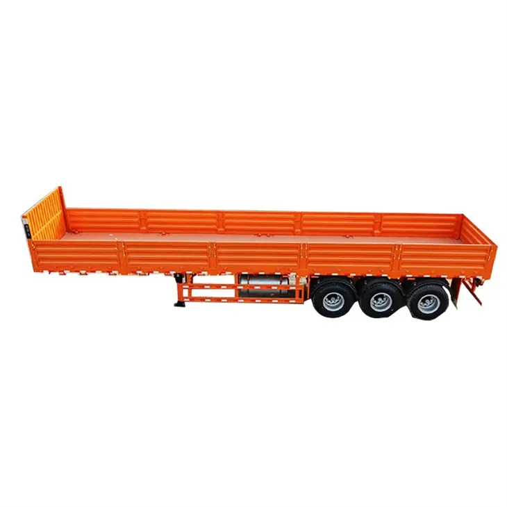 3-Axle 80 Tuj Steel Cargo Thauj Semi Trailer