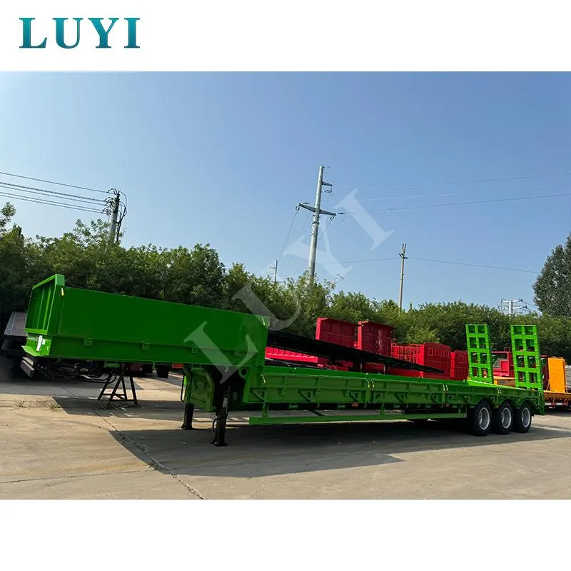 3 Qag Lowbed Semi Trailer