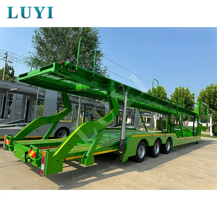 3 Axles Tsheb Carrier Trailer