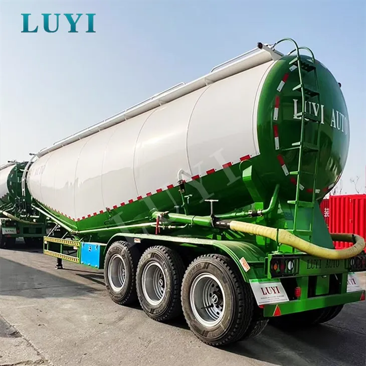 45-55CBM Powder Tank Semi-trailer Kev Muag Khoom