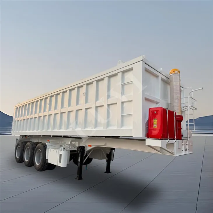 60-tuj Rectangular 3- qag rear-tipping Semi-trailer