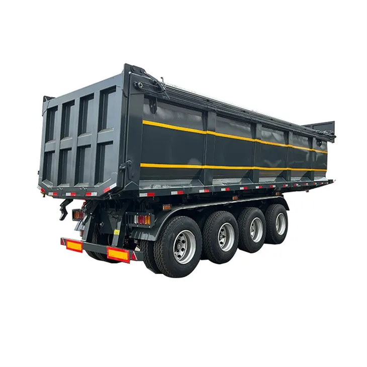 Tuam Tshoj Hoobkas 4 Axle Tsheb Thauj Pob Tseg Trailer OEM Customizable
