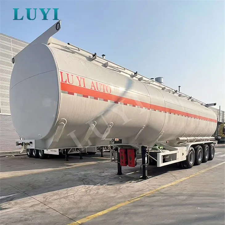 Roj Roj Ua Kua Tanker Stainless Hlau Dej Thauj Trailer