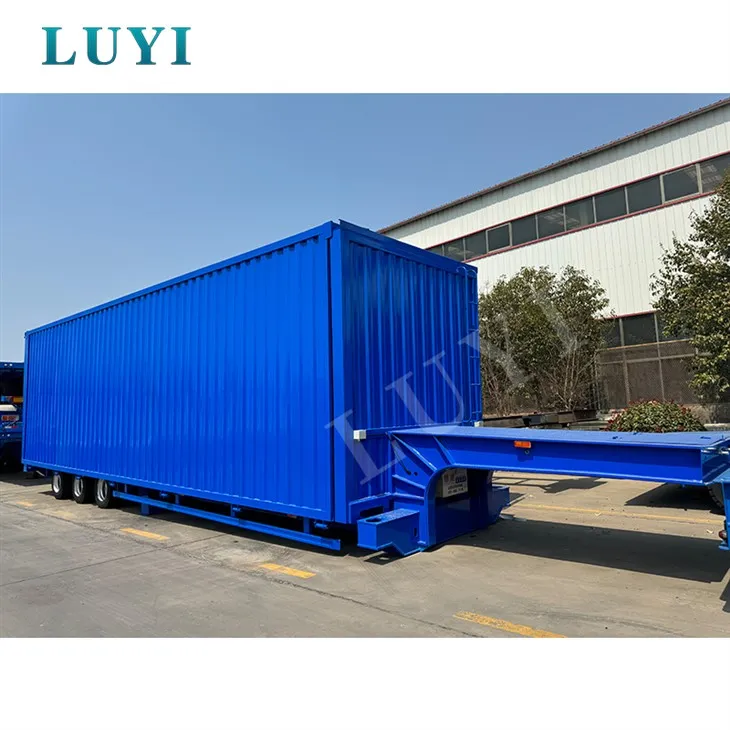 Hnyav Haujlwm Hnab Trailer Nrog 60-80 tons thiab lub thawv hlau