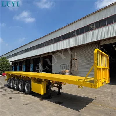 Daj tsib qag flatbed semi trailer