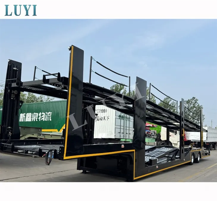 Tsheb Trailer, Peb Axles, 8 Carriages, Load Capacity 10001-15000 kg