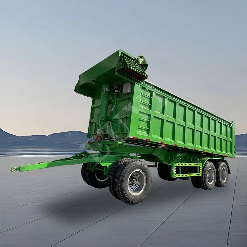 Ob {- Axis Data 30/50 cubic nram qab unloading semi {3} trailer